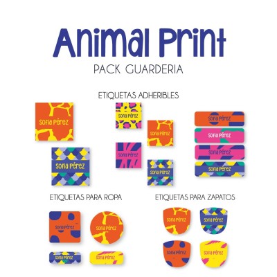 Pack Guardería Animal Print Pack Guardería Animal Print
