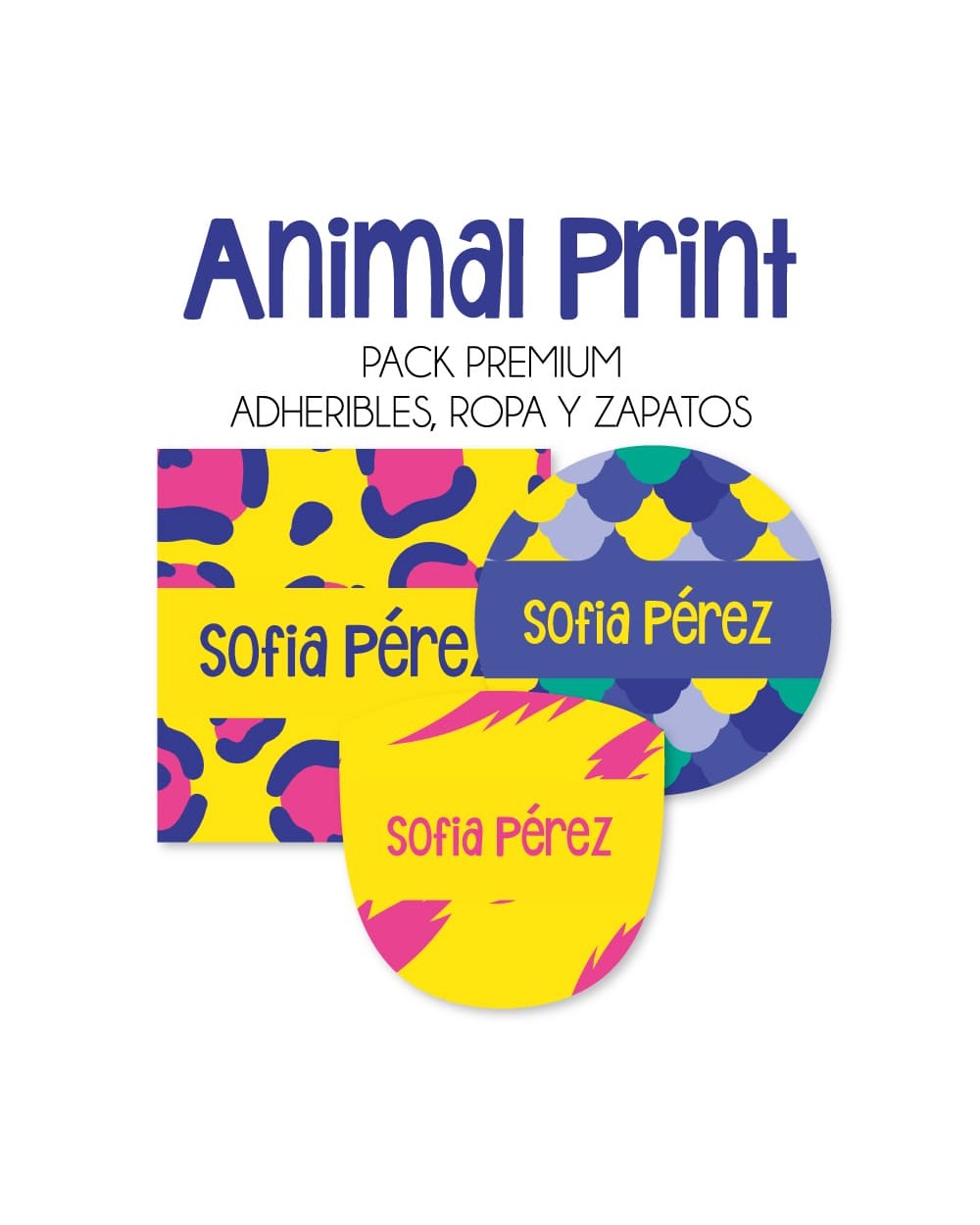 Pack Premium Ropa, Zapatos y Escuela Animal Print | Pack Premium