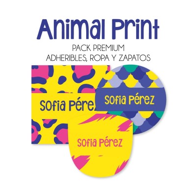 Pack Premium Ropa, Zapatos y Escuela Animal Print