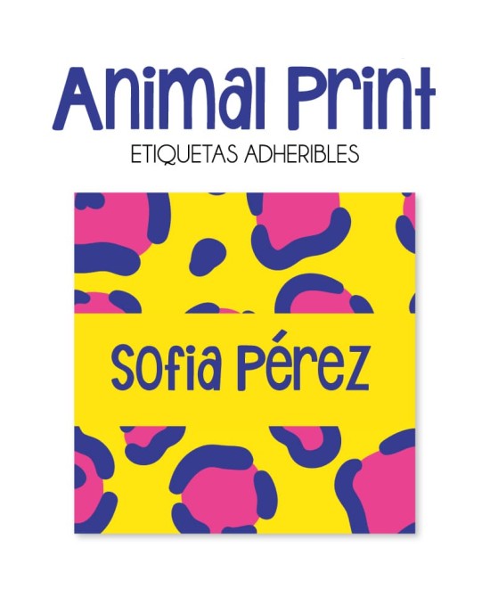 Pack Ropa y Escuela Animal Print