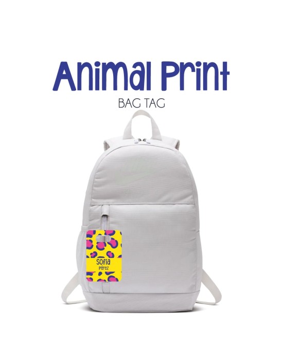 Tag Animal Print | Bag Tags