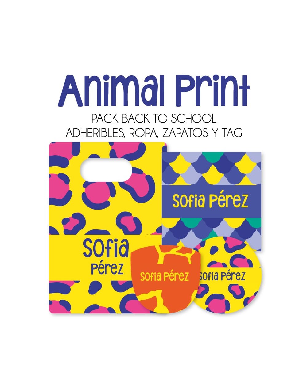 Pack Back to School Animal Print-Pack Back To School Pack Back to School Animal Print-Pack Back To School