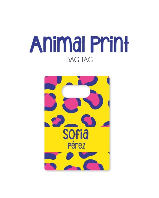 Tag Animal Print | Bag Tags