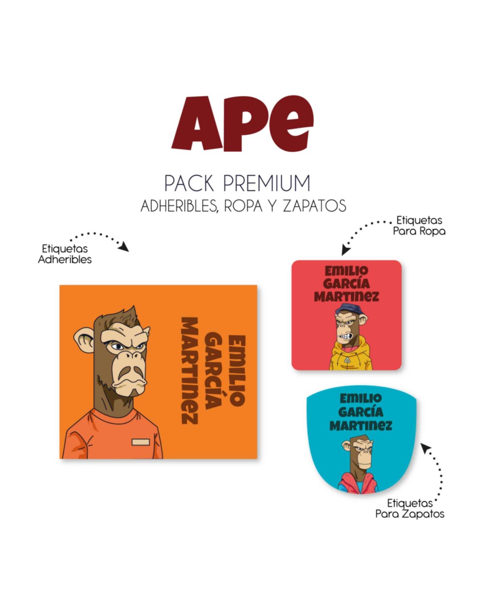 Pack Premium Ropa, Zapatos y Escuela Ape | Pack Premium Pack Premium Ropa, Zapatos y Escuela Ape | Pack Premium