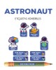 Pack Escuela y Zapatos Astronaut | Pack Adheribles y Zapatos