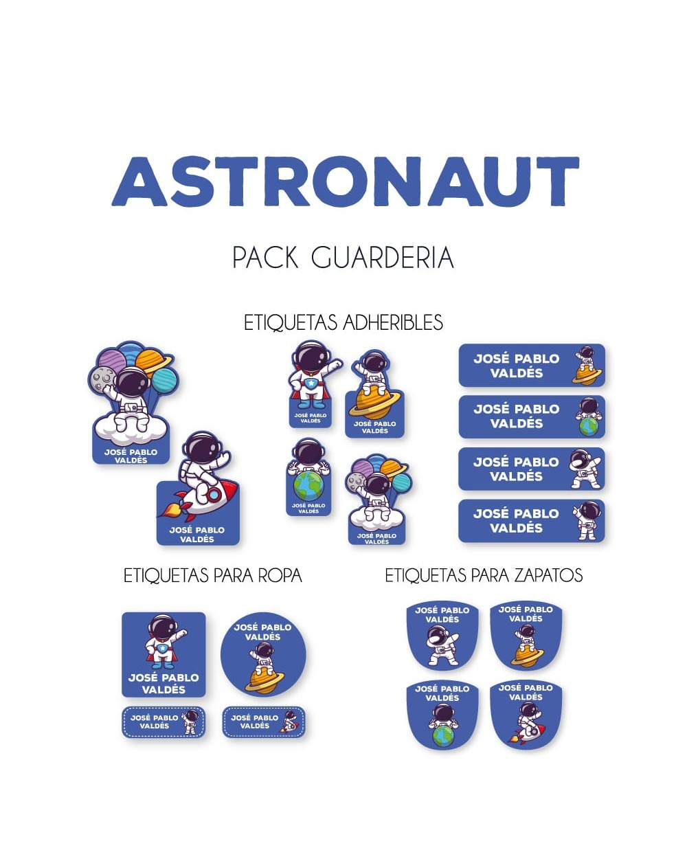 Pack Guardería Astronaut | Pack Guarderia Pack Guardería Astronaut | Pack Guarderia