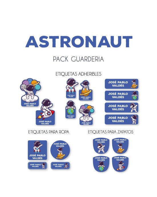 Pack Guardería Astronaut | Pack Guarderia