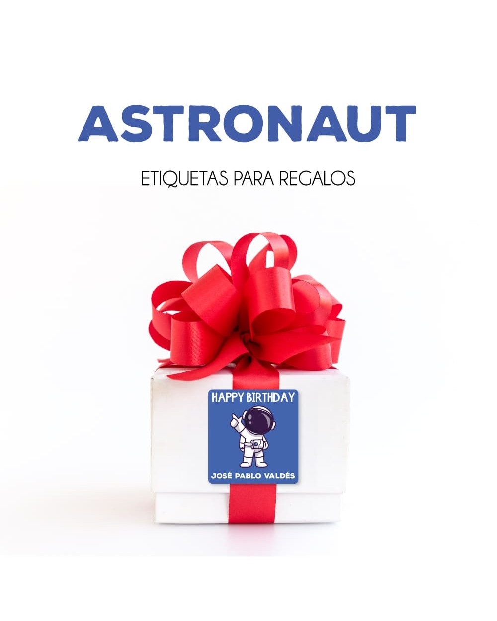 Paquete de etiquetas para Regalo Astronaut - Etiquetas Para Regalos Paquete de etiquetas para Regalo Astronaut - Etiquetas Para Regalos