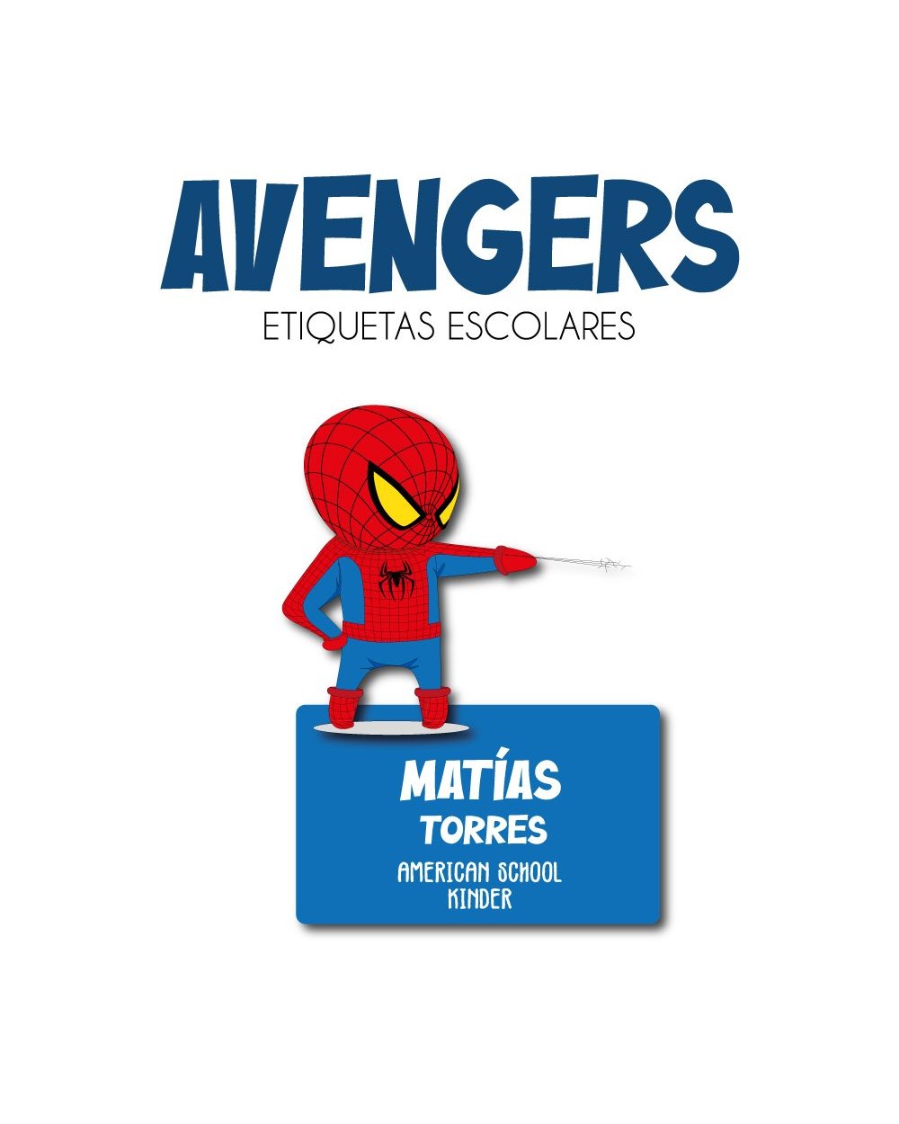 Pack Ropa y Escuela Avengers | Pack Ropa y Adheribles Pack Ropa y Escuela Avengers | Pack Ropa y Adheribles