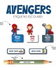 Escuela Adheribles Avengers-Etiquetas Para Escuela