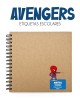Escuela Adheribles Avengers-Etiquetas Para Escuela