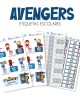 Escuela Adheribles Avengers-Etiquetas Para Escuela