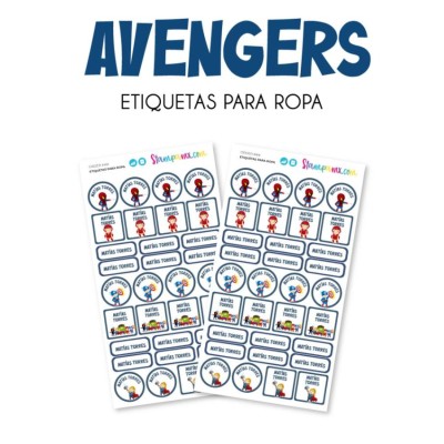 Ropa PLANCHABLES Avengers Ropa PLANCHABLES Avengers