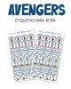 Ropa Avengers-Etiquetas Para Ropa