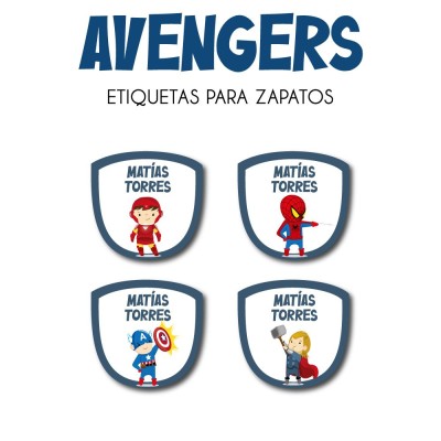 Pack Ropa y Zapatos Avengers Pack Ropa y Zapatos Avengers