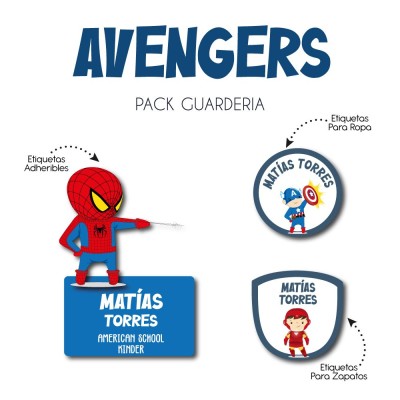 Kit Guarderia Avengers