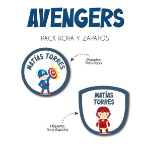 Pack Ropa y Zapatos Avengers