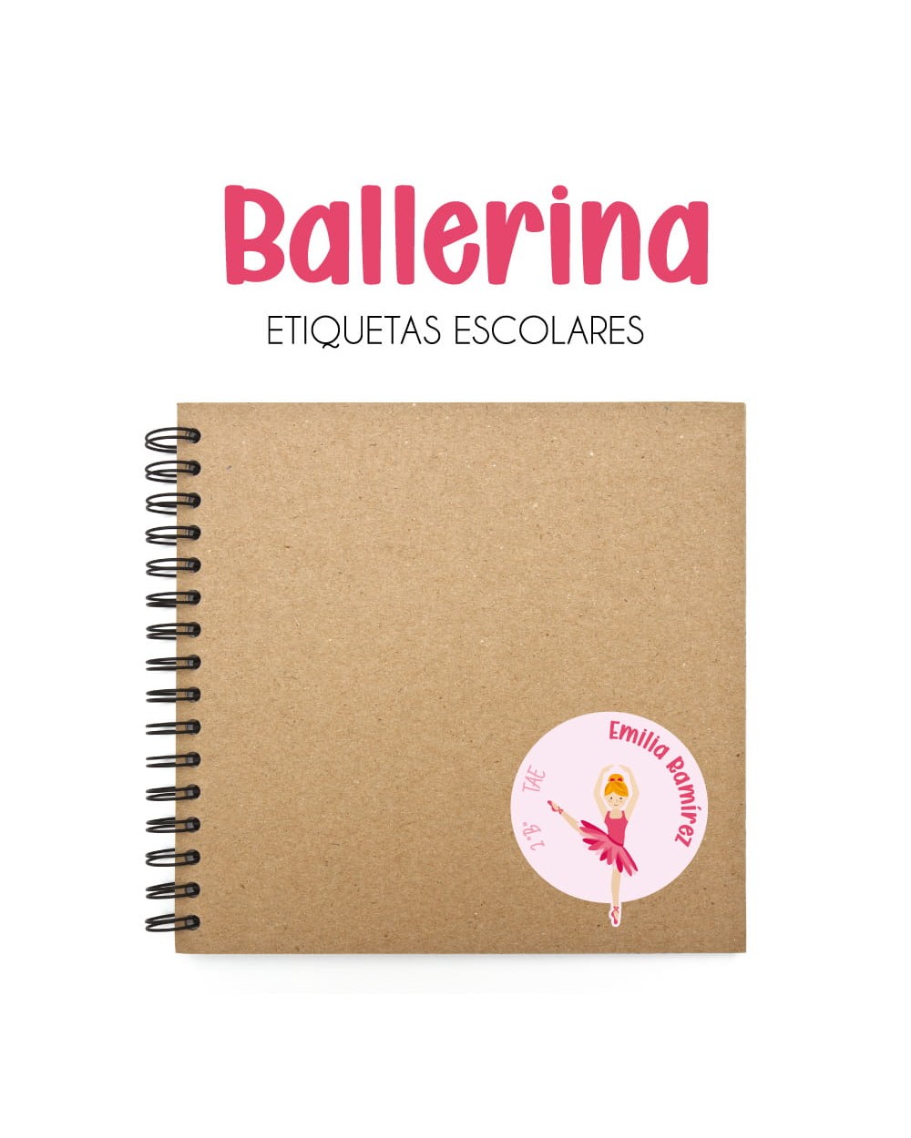 Escuela Adheribles Ballerina - Etiquetas Para Escuela Escuela Adheribles Ballerina - Etiquetas Para Escuela