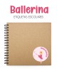 Escuela Adheribles Ballerina - Etiquetas Para Escuela Escuela Adheribles Ballerina - Etiquetas Para Escuela
