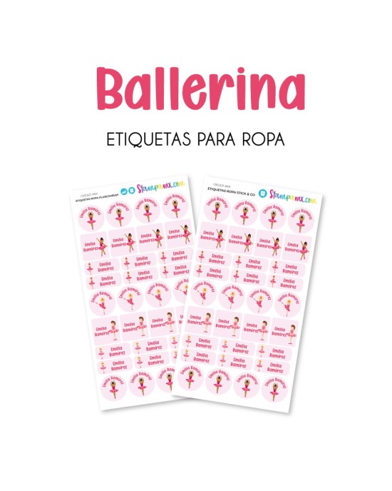 Ropa Ballerina-Etiquetas Para Ropa Ropa Ballerina-Etiquetas Para Ropa