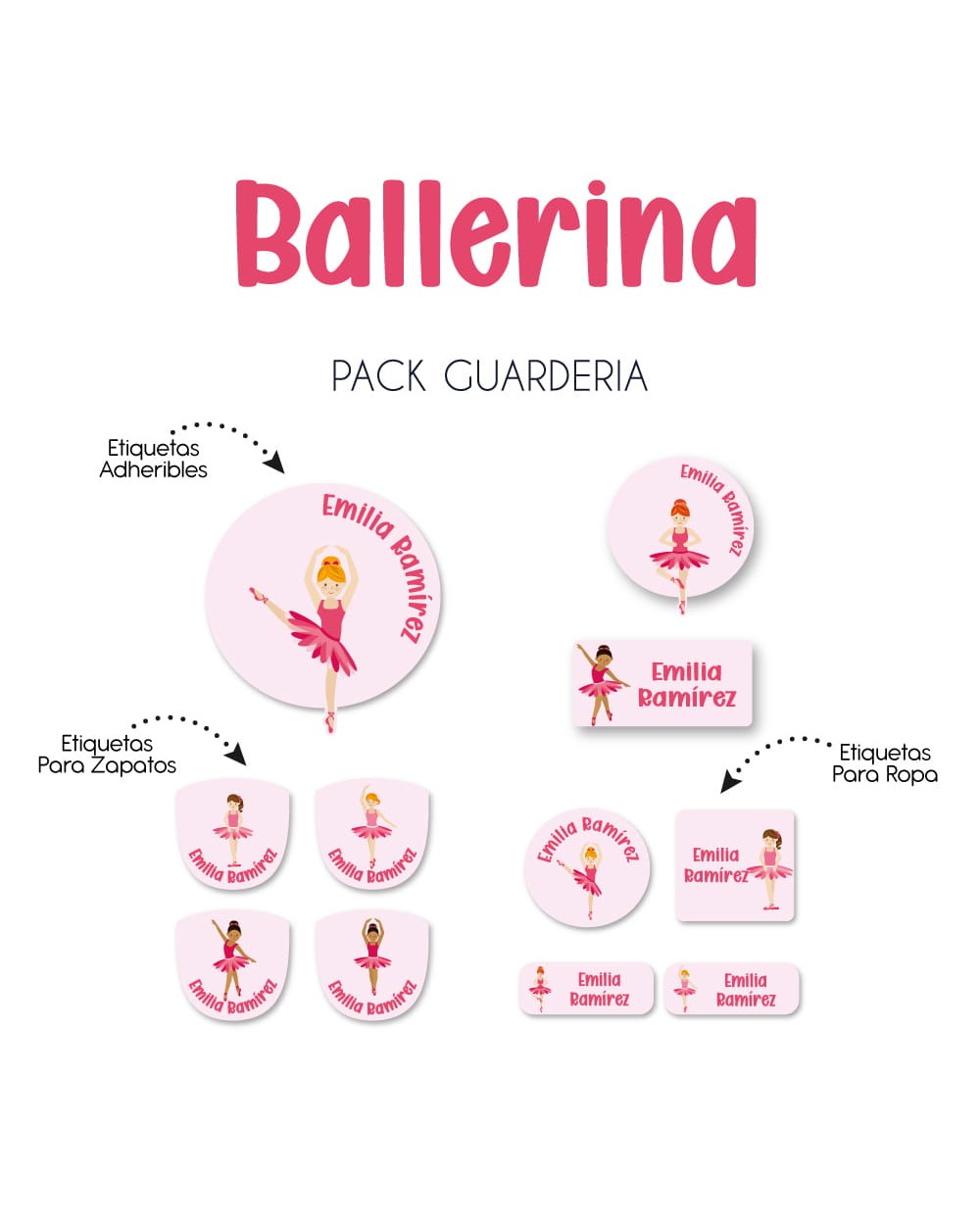 Pack Guardería Ballerina | Pack Guarderia Pack Guardería Ballerina | Pack Guarderia