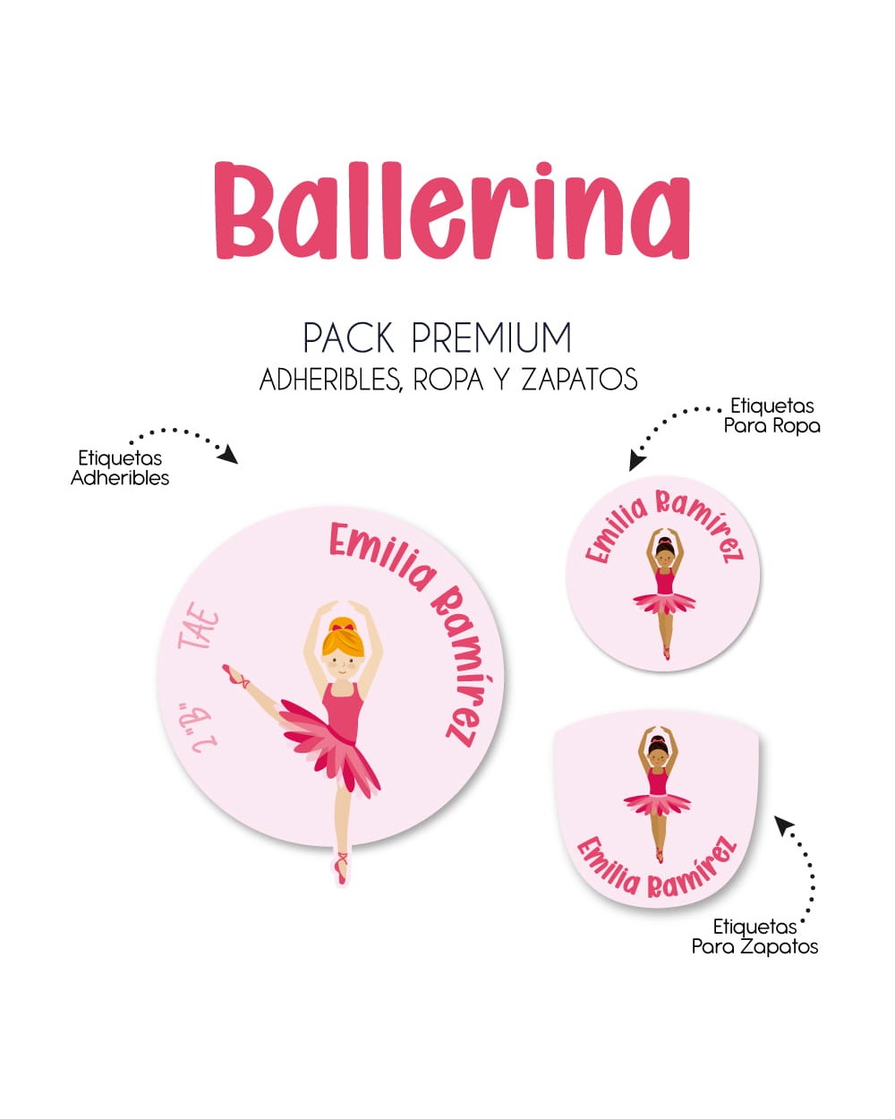 Pack Premium Ropa, Zapatos y Escuela Ballerina