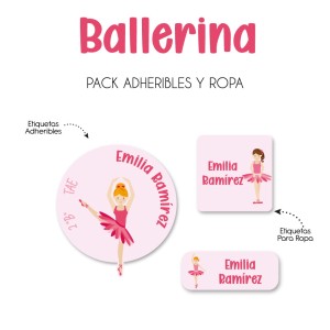 Pack Ropa y Escuela Ballerina