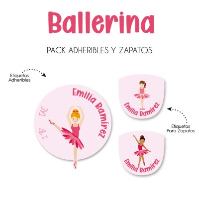 Pack Escuela y Zapatos Ballerina