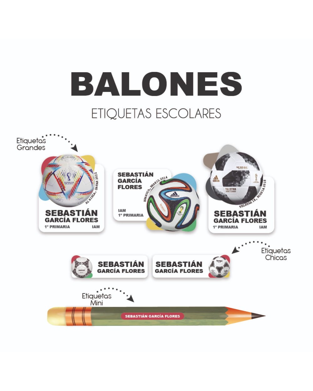 Pack Premium Ropa, Zapatos y Escuela Balones