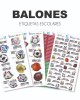 Escuela Adheribles Balones-Etiquetas Para Escuela
