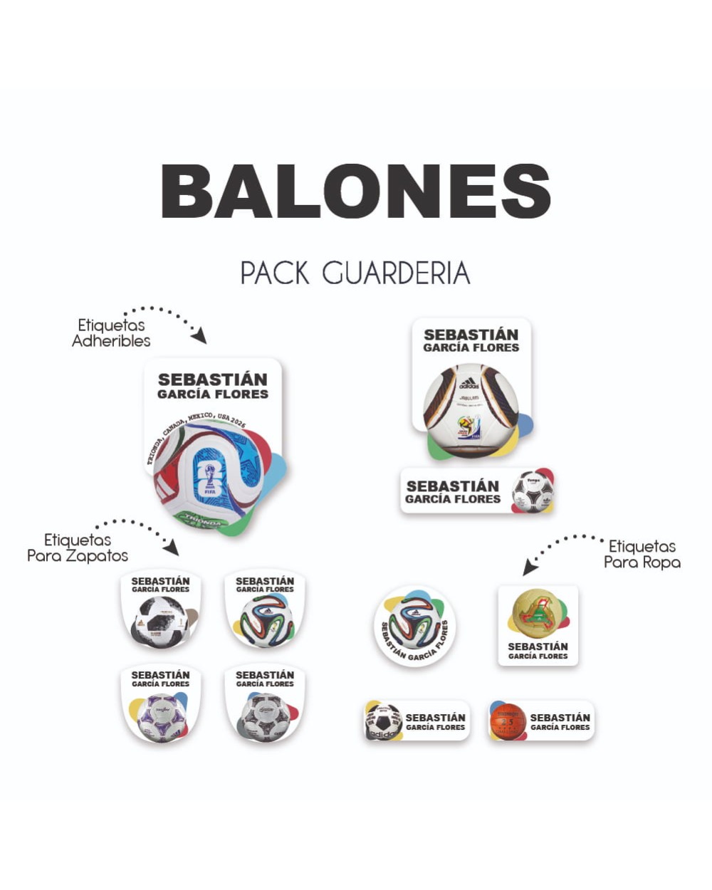 Pack Guardería Balones | Pack Guarderia Pack Guardería Balones | Pack Guarderia