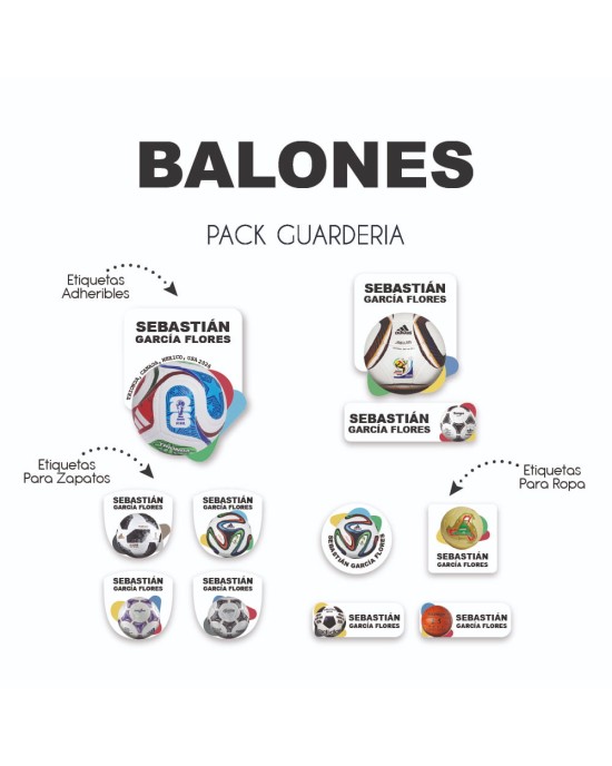 Pack Guardería Balones | Pack Guarderia Pack Guardería Balones | Pack Guarderia