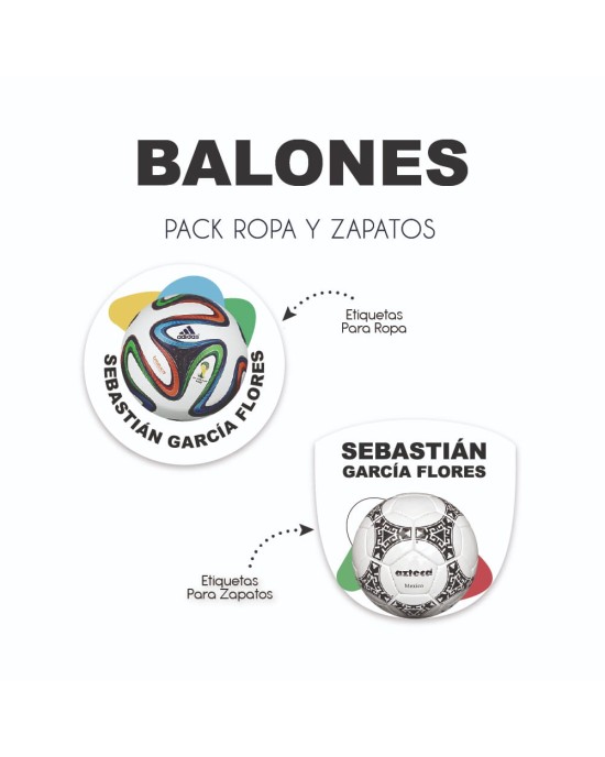 Pack Ropa y Zapatos Balones | Pack Ropa y Zapatos