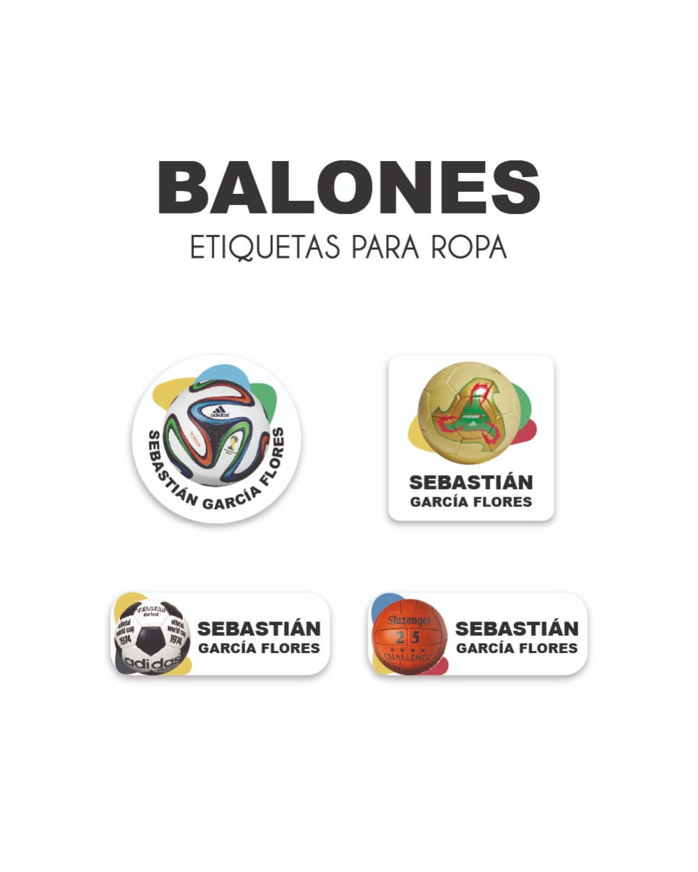 Ropa Balones-Etiquetas Para Ropa Ropa Balones-Etiquetas Para Ropa