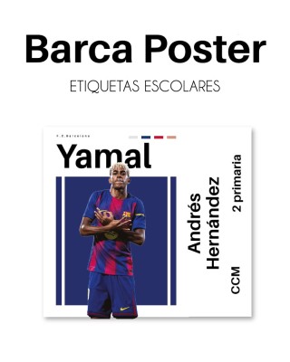 Pack Premium Ropa, Zapatos y Escuela Barca Poster