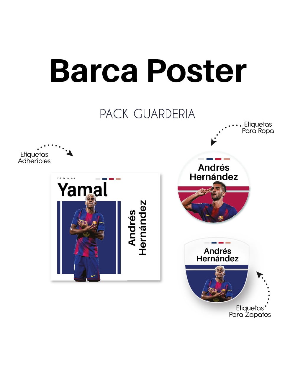 Pack Guardería Barca Poster | Pack Guarderia Pack Guardería Barca Poster | Pack Guarderia