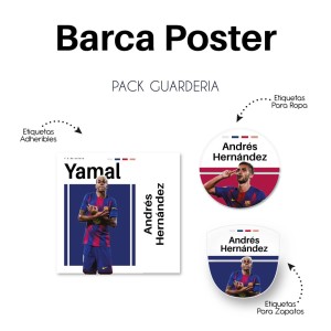 Pack Guardería Barca Poster