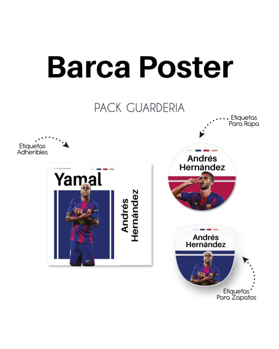 Pack Guardería Barca Poster | Pack Guarderia Pack Guardería Barca Poster | Pack Guarderia