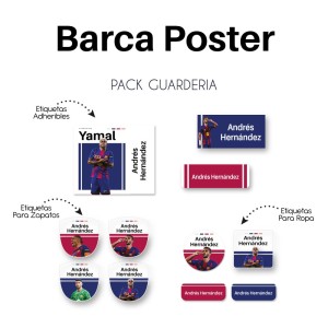 Pack Guardería Barca Poster Pack Guardería Barca Poster