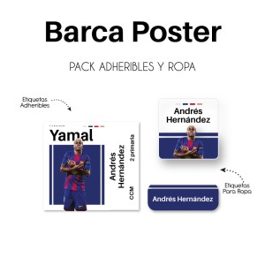 Pack Ropa y Escuela Barca Poster
