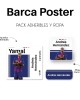 Pack Ropa y Escuela Barca Poster | Pack Ropa y Adheribles Pack Ropa y Escuela Barca Poster | Pack Ropa y Adheribles