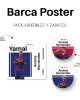 Pack Escuela y Zapatos Barca Poster | Pack Adheribles y Zapatos Pack Escuela y Zapatos Barca Poster | Pack Adheribles y Zapatos