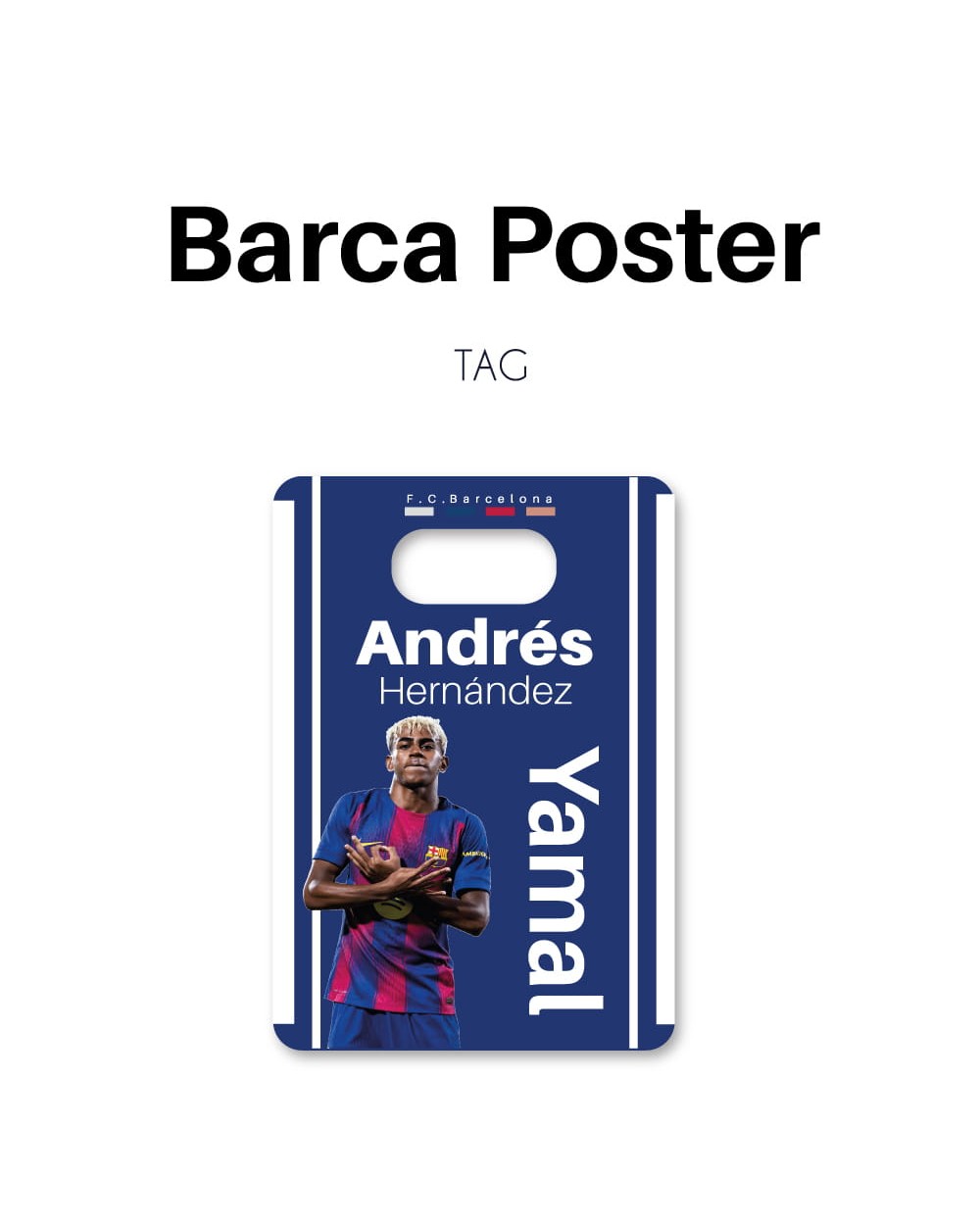 Tag Barca Poster | Bag Tags Tag Barca Poster | Bag Tags