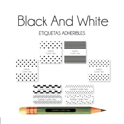 Escuela Adheribles Black and White Escuela Adheribles Black and White
