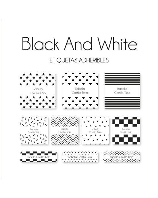 Pack Guardería Black and White | Pack Guarderia
