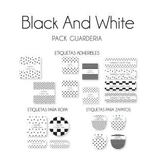 Pack Guardería Black and White Pack Guardería Black and White