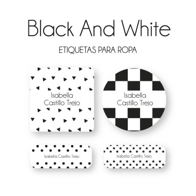Ropa PLANCHABLES Black and White Ropa PLANCHABLES Black and White