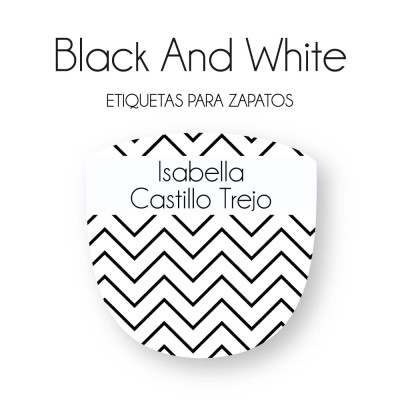 Zapato Black and White