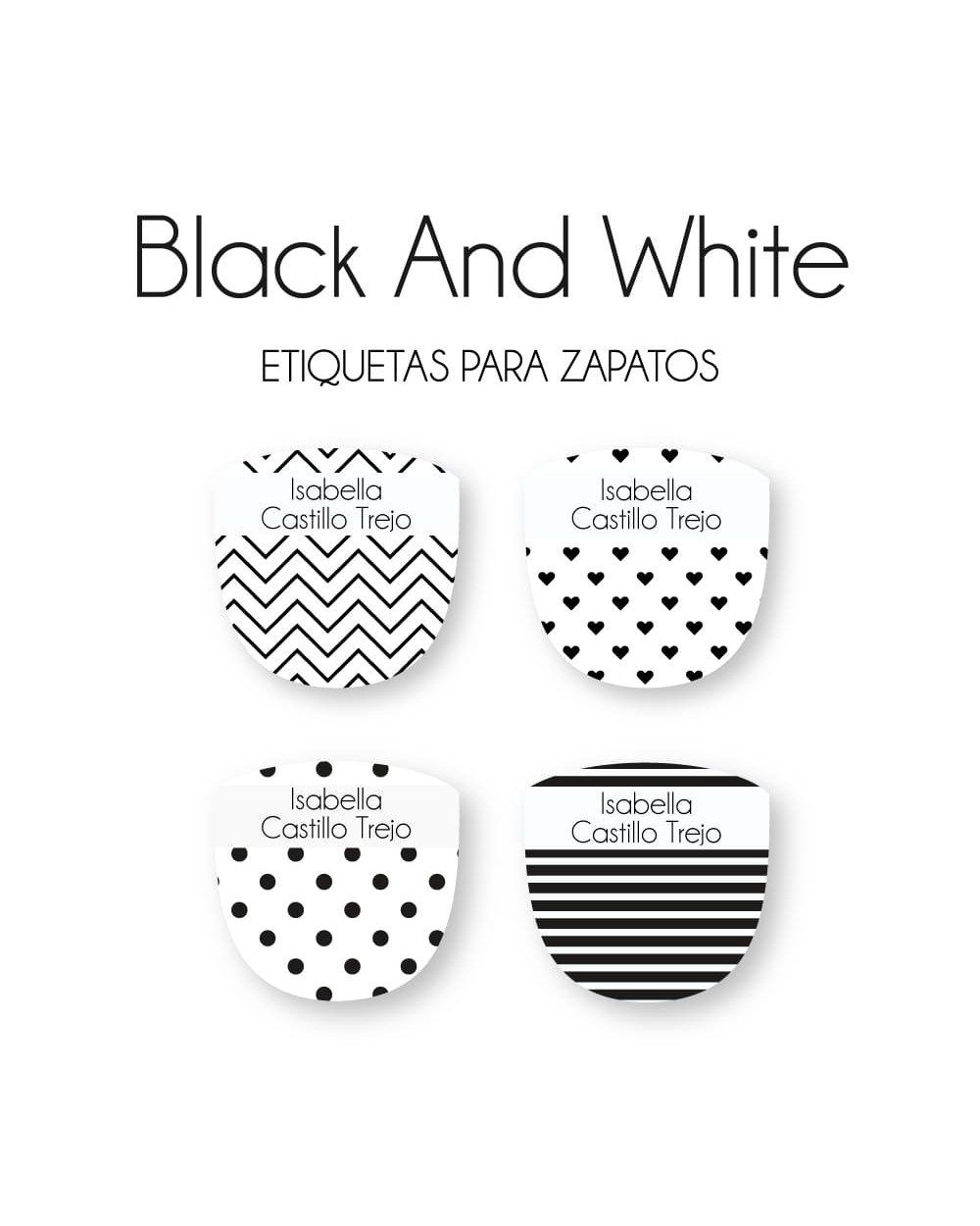 Pack Ropa y Zapatos Black and White | Pack Ropa y Zapatos