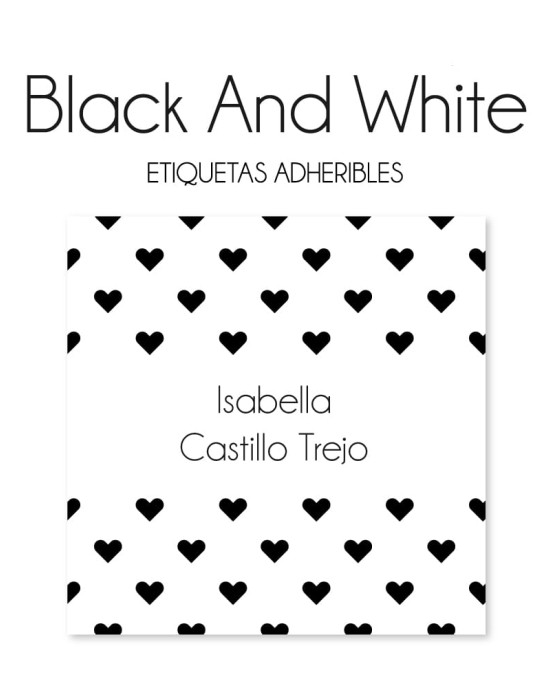 Escuela Adheribles Black and White Escuela Adheribles Black and White